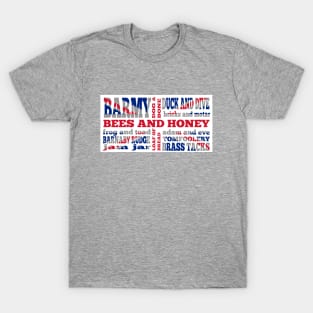 Union Jack, Cockney Rhyming Slang T-Shirt